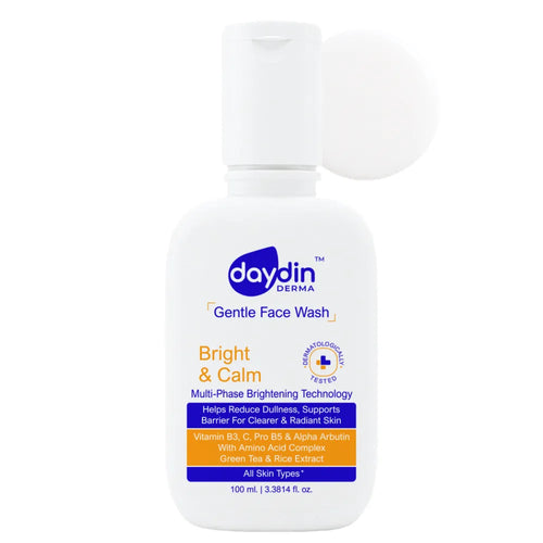 Daydin Derma Gentle Face Wash bottle on a white background