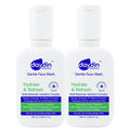 Two bottles of daydin Derma hydrating Gentle Face Wash on a white background